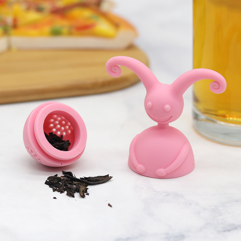 硅橡膠茶葉過濾器，小丑人硅膠茶漏_硅膠用品