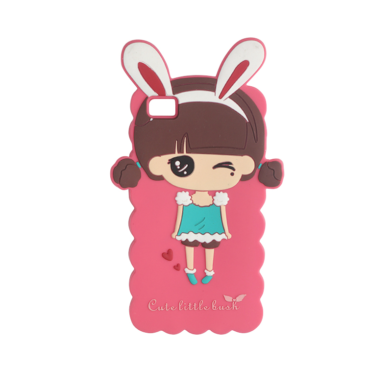 小米硅膠手機(jī)套，卡通少女硅膠手機(jī)殼軟_硅膠套