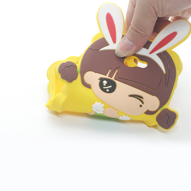 小米硅膠手機(jī)套，卡通少女硅膠手機(jī)殼軟_硅膠套