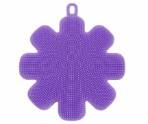 多功能硅膠餐盤刷，花型硅膠廚具刷_硅膠刷