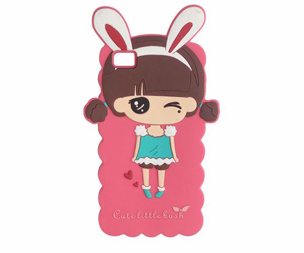 小米硅膠手機(jī)套，卡通少女硅膠手機(jī)殼軟_硅膠套