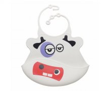 小孩超軟硅膠口水兜巾，兒童吃飯飯兜